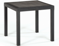 Стол квадратный на 4 персоны RATTAN DALLAS, цвет венге Стол квадратный на 4 персоны RATTAN DALLAS, цвет венге