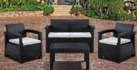 Комплект мебели RATTAN Comfort 4 из дивана, двух кресел и  стола Комплект мебели RATTAN Comfort 4 из дивана, двух кресел и  стола