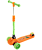 БЕЗ УПАКОВКИ Самокат 3-х колесный Juicy R, 120/80 мм, оранжевый/зеленый