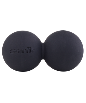 Мяч для МФР RB-106, 6 см, силикагель, двойной, черный